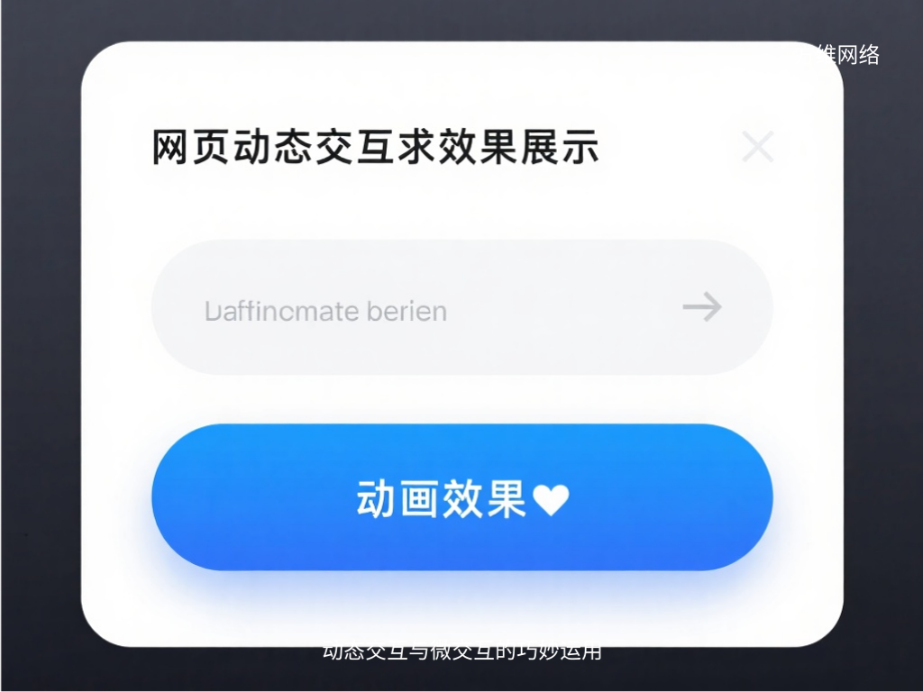 動態交互與微交互的巧妙運用