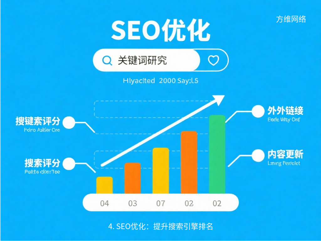 4. SEO優(yōu)化:提升搜索引擎排名