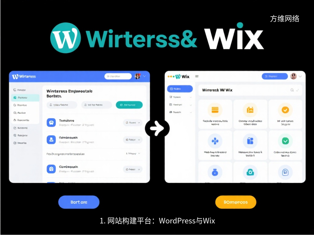 1. 網(wǎng)站構(gòu)建平臺(tái):WordPress與Wix