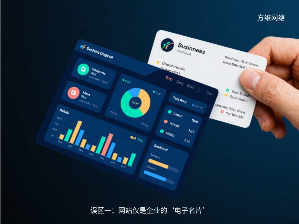 誤區(qū)一:網(wǎng)站僅是企業(yè)的‘電子名片’