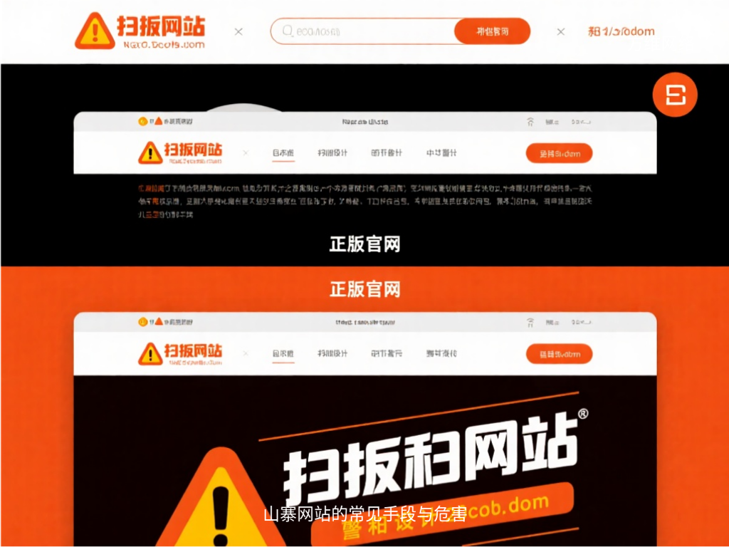 山寨網(wǎng)站的常見手段與危害