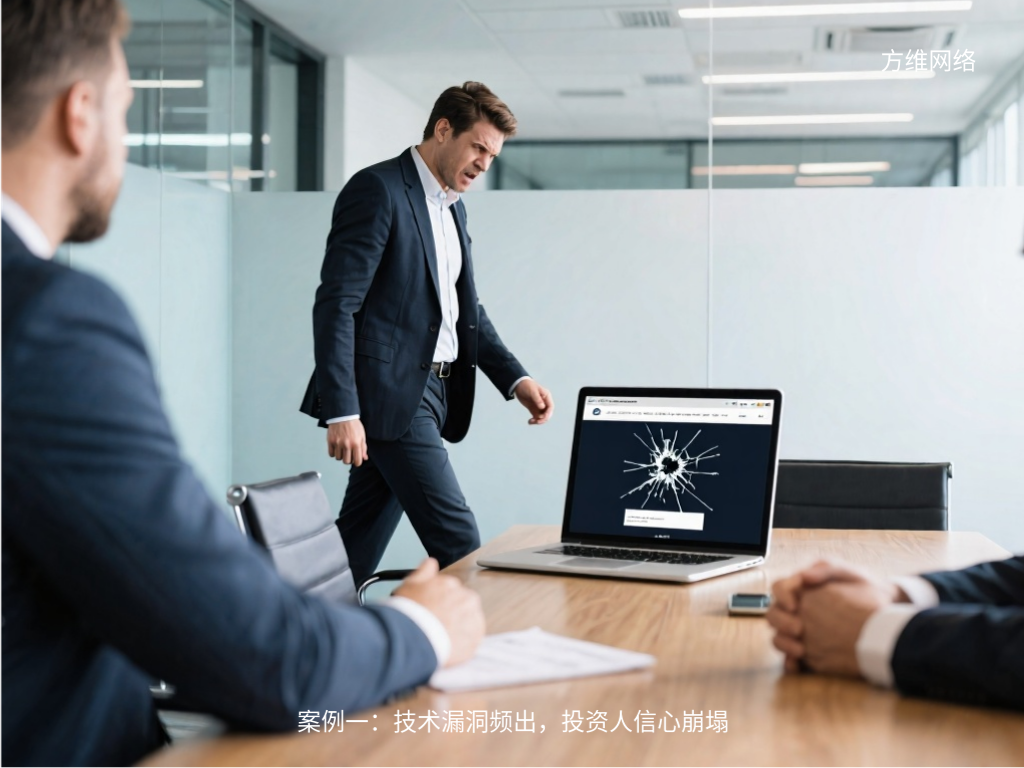 案例一:技術漏洞頻出,投資人信心崩塌