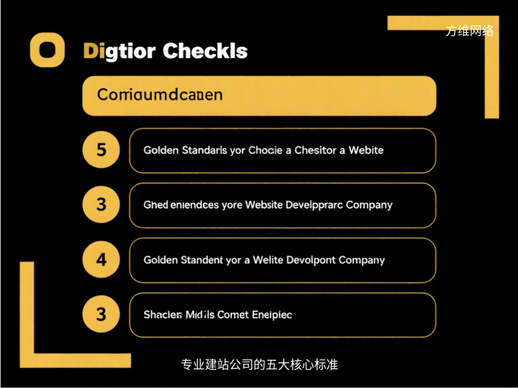 專業建站公司的五大核心標準