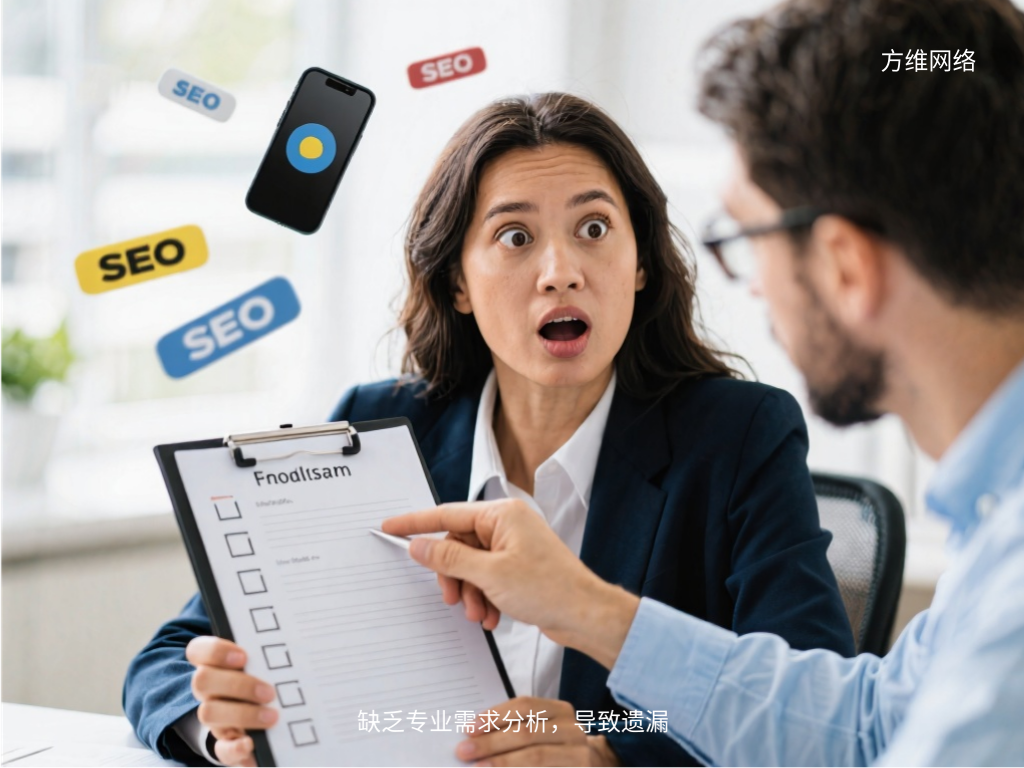 缺乏專業需求分析,導致遺漏