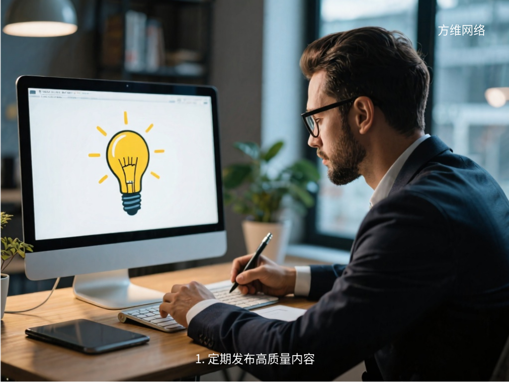 1. 定期發布高質量內容