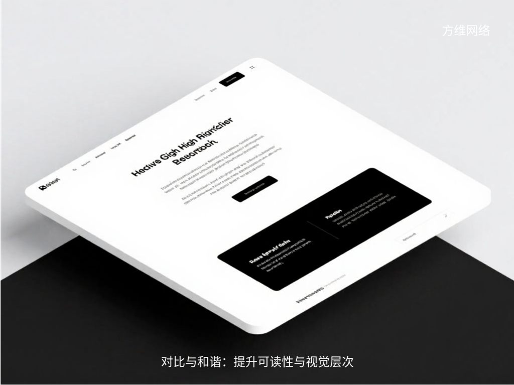 對比與和諧:提升可讀性與視覺層次