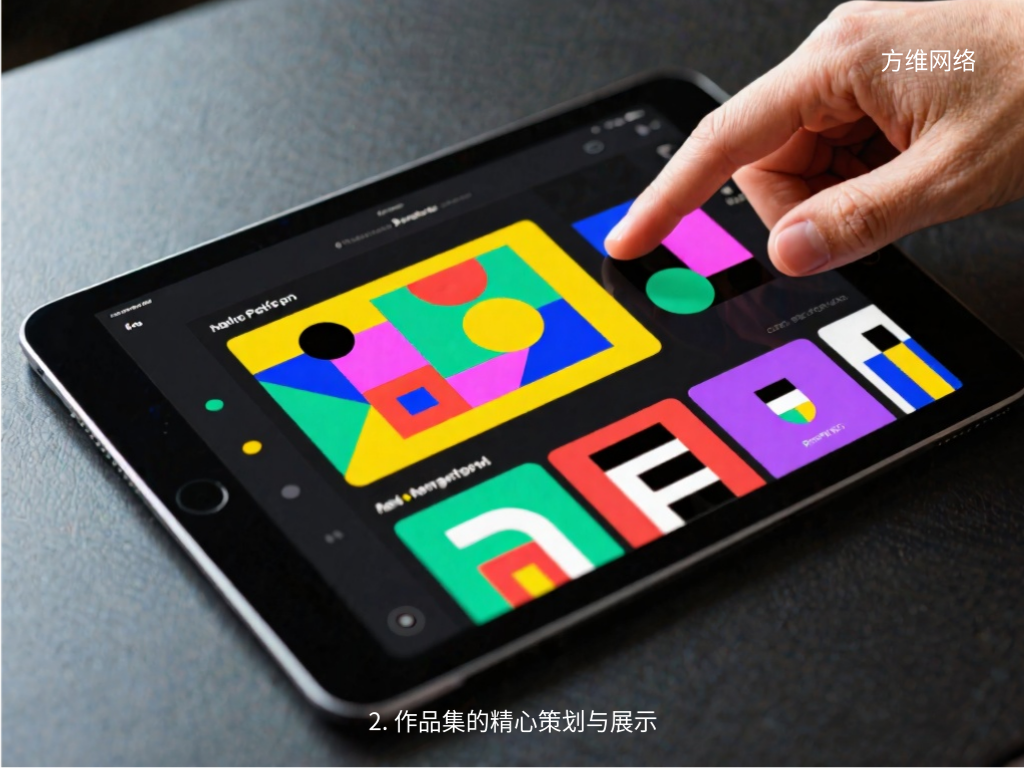 2. 作品集的精心策劃與展示